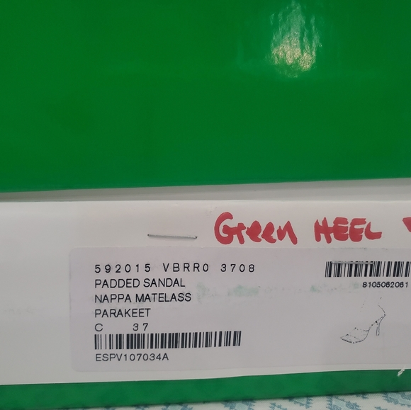 $1200 NWT Bottega Veneta Matelasse Padded Quilted Leather Mule Sandals Heels 37 - Picture 12 of 13